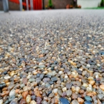 Permeable Resin Bound Paving in New Town 4
