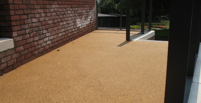 Permeable Resin Bound Paving in North End
